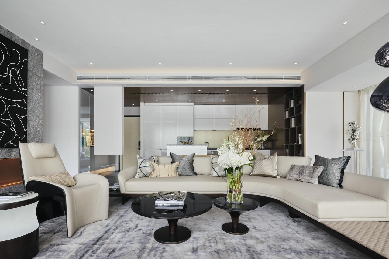 南京150㎡現(xiàn)代輕奢新房裝修，簡(jiǎn)約的線條太精致了!