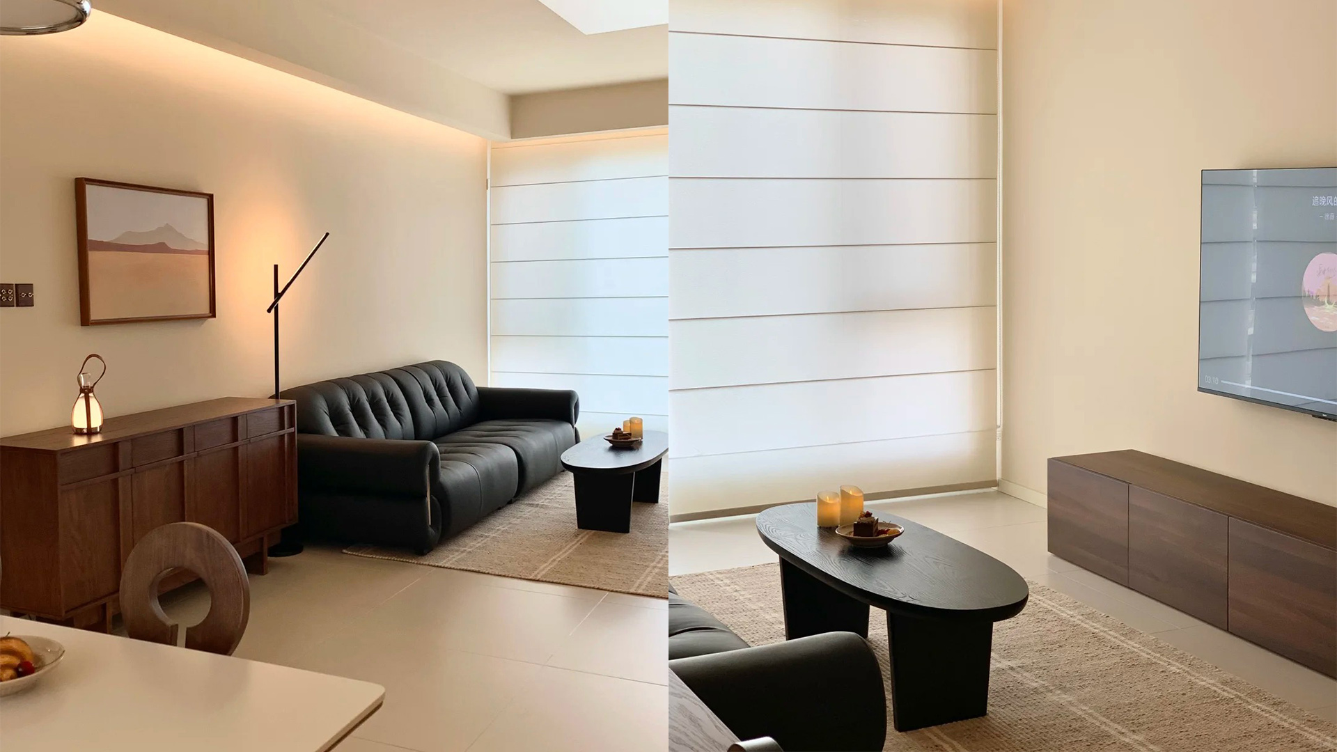 奶油風設計，米白淺色與木質(zhì)元素營造溫馨家